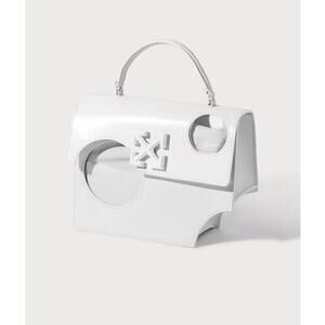 Off-White Meteor Shower Jitney 2.8 Top Handle Satchel Crossbody Bag